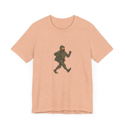 Knight on the Go - Medieval Humor - Urban Chivalry Unisex Heavy Cotton Women T-shirt