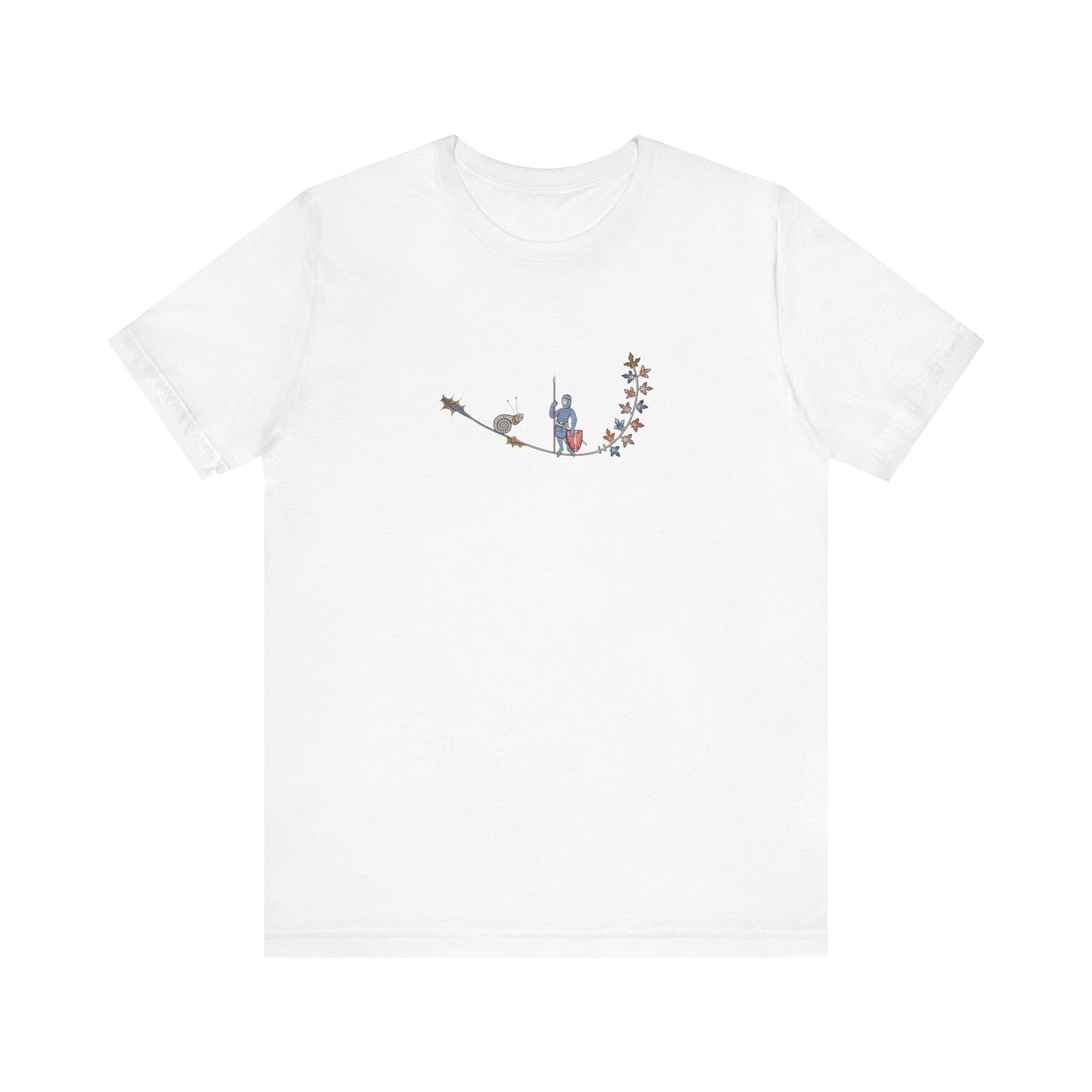 Medieval Snail vs Armed Knight, Marginal manuscript Tee