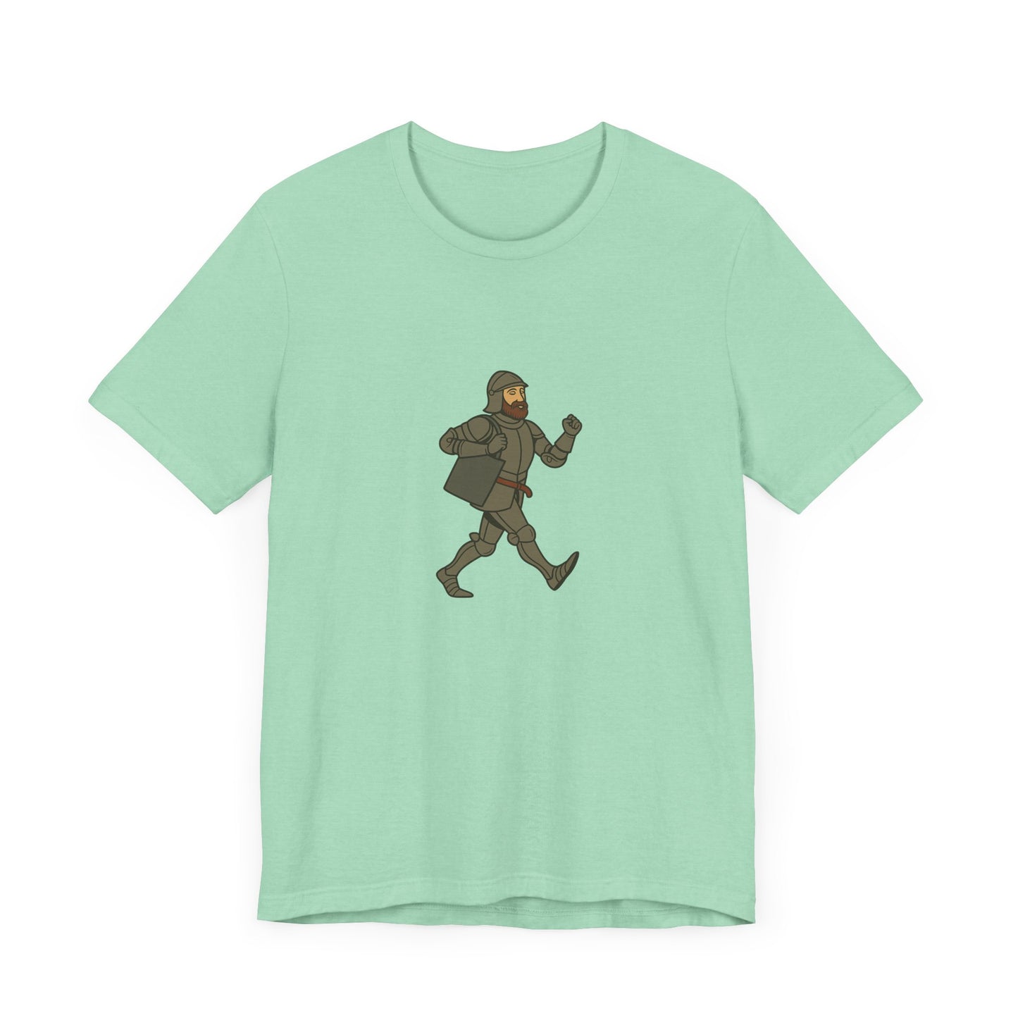 Knight on the Go - Medieval Humor - Urban Chivalry Unisex Heavy Cotton Women T-shirt