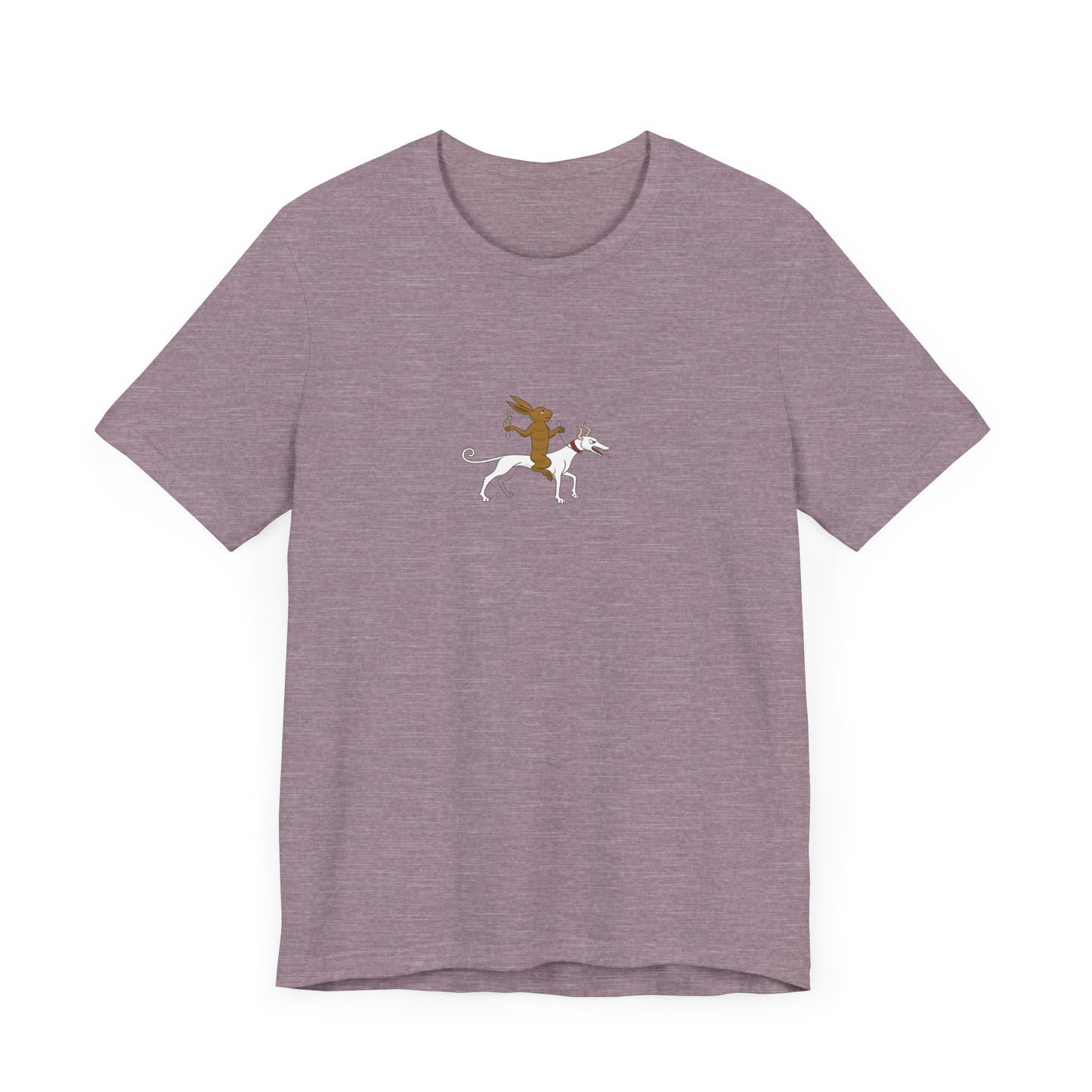 The Hare Riding a Hound, Pontifical of Guillaume Durand, Avignon, before 1390 Tee
