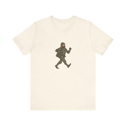 Knight on the Go - Medieval Humor - Urban Chivalry Unisex Heavy Cotton T-shirt
