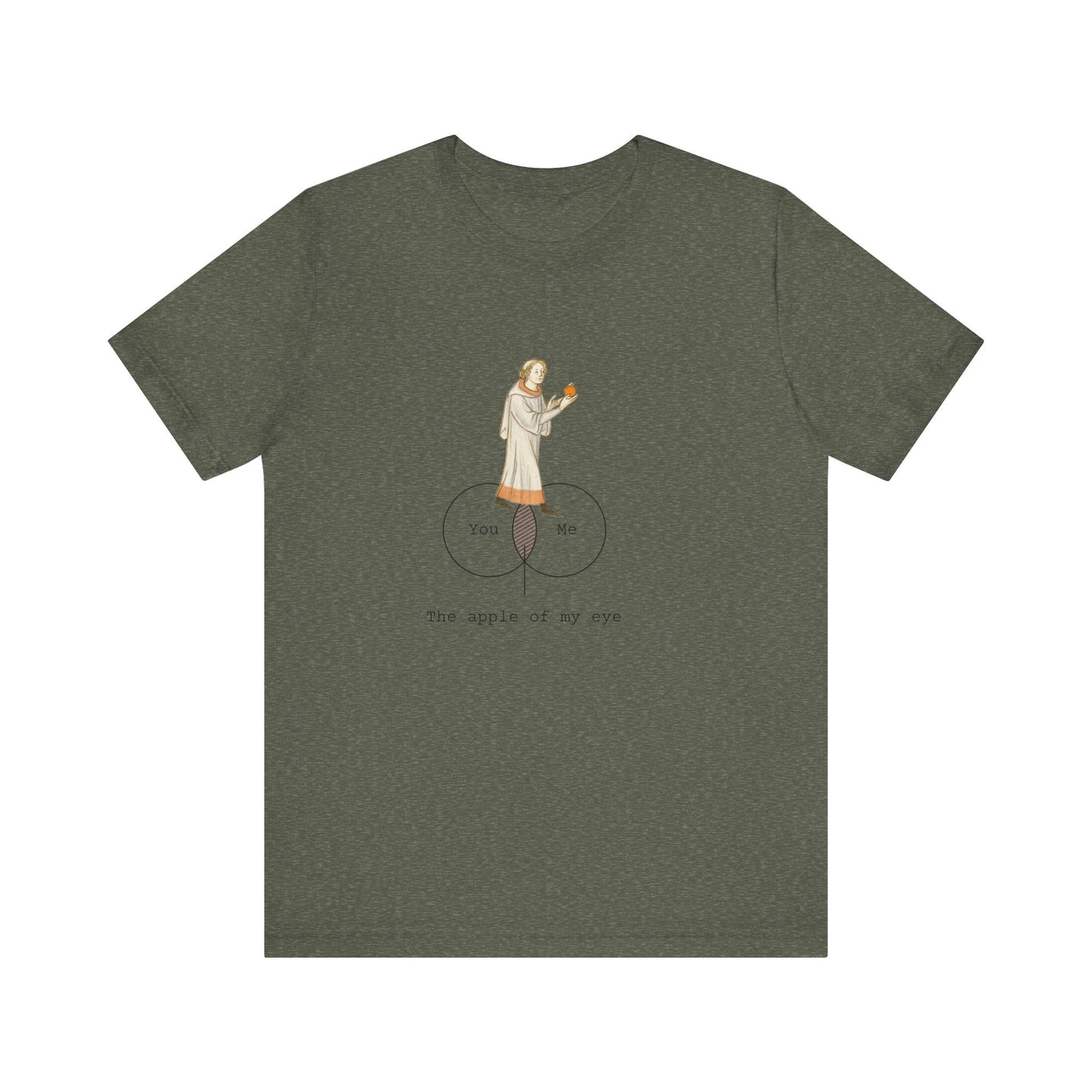 The Apple of My Eye, Medieval Manuscript Edition T-shirt