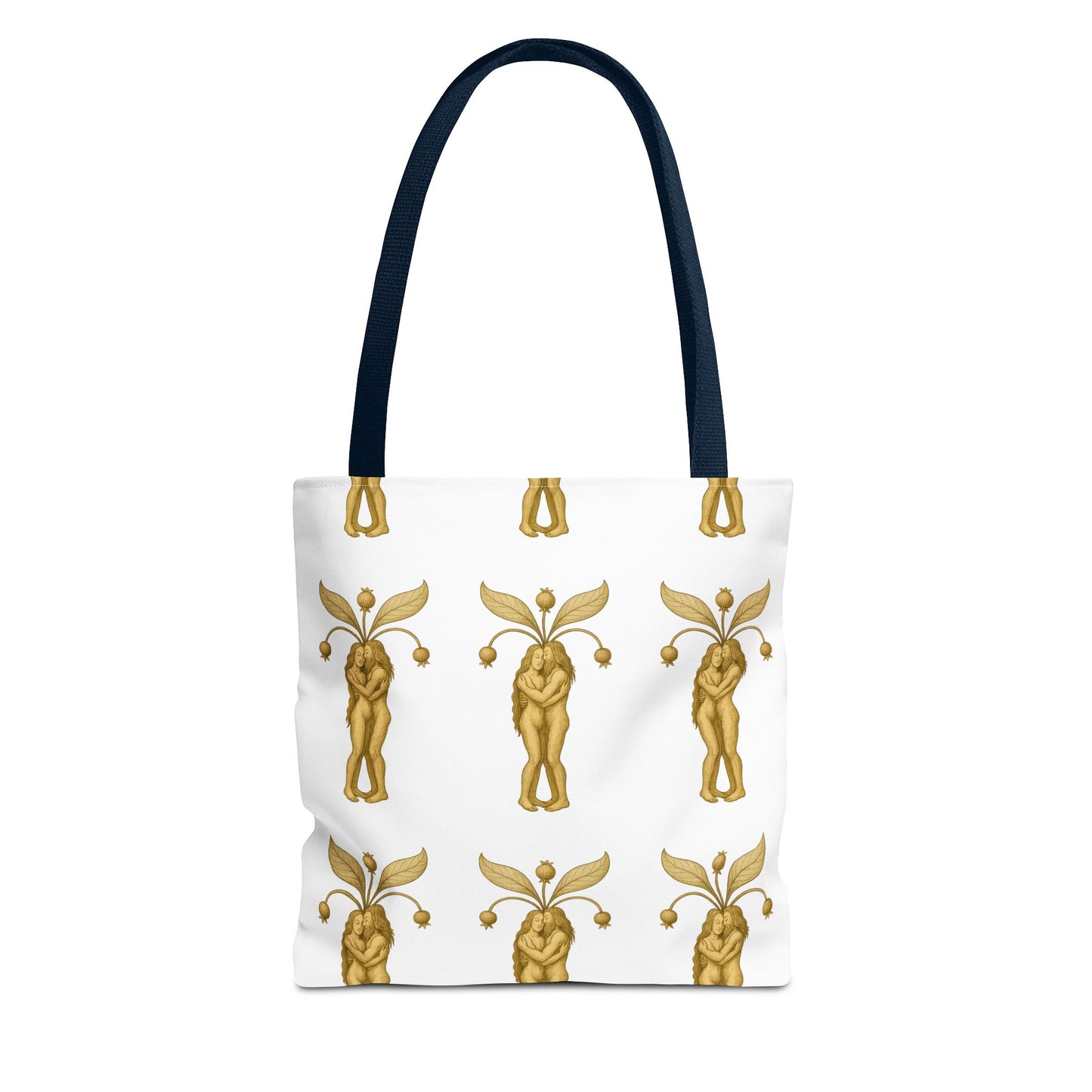 Mandrakes in Love, Mythical Root Romance Tote Bag