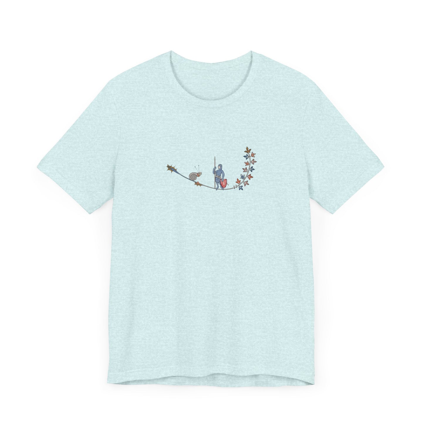 Medieval Snail vs Armed Knight, Marginal manuscript Tee