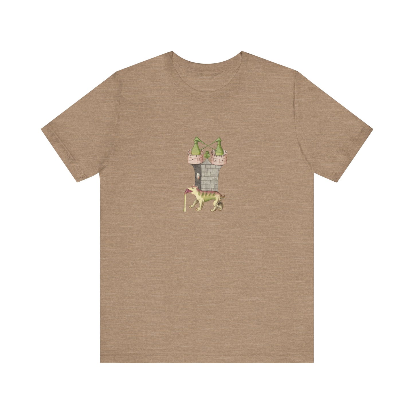 The Alchemical Tower & Vomiting Gold Dog Symbol Tee