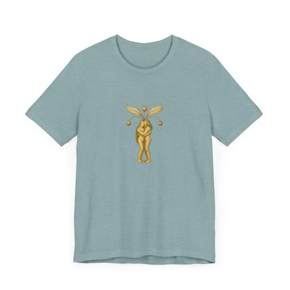 Big Mandrakes in Love, Mythical Root Romance Unisex Heavy Cotton Tee