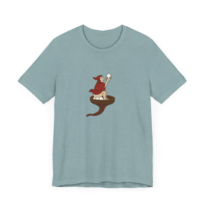 The Eggman Monk, 14th Century Medieval Manuscript T-shirt