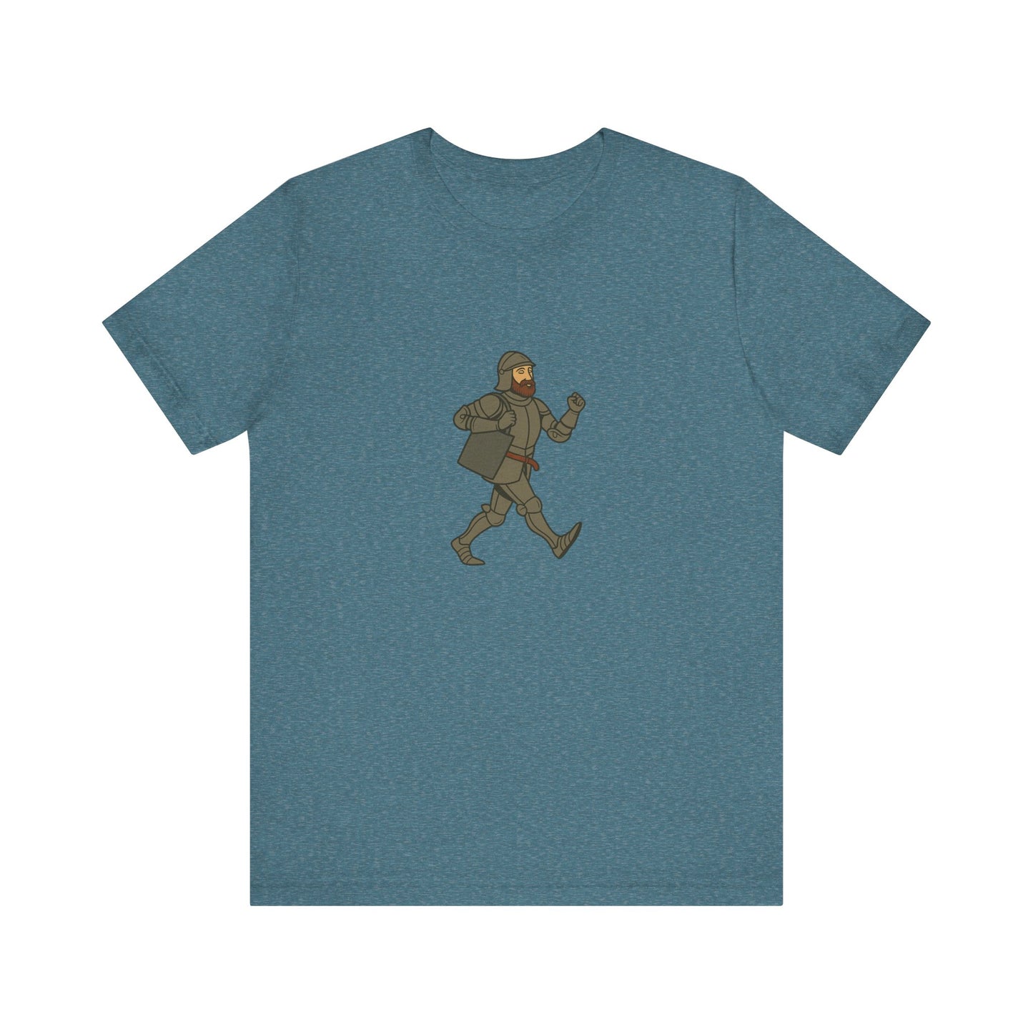 Knight on the Go - Medieval Humor - Urban Chivalry Unisex Heavy Cotton Women T-shirt