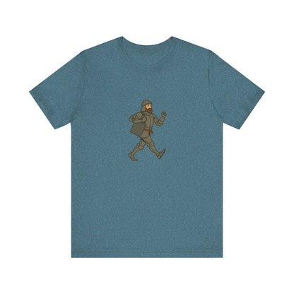 Knight on the Go - Medieval Humor - Urban Chivalry Unisex Heavy Cotton Women T-shirt