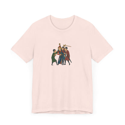 Reinmar von Brennenberg Tapestry, Codex Manesse, Medieval German Art Tee