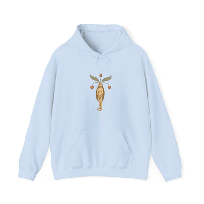 Mandragora Muse, Female Mandrake, Medieval Herb Lore Unisex Hoodie