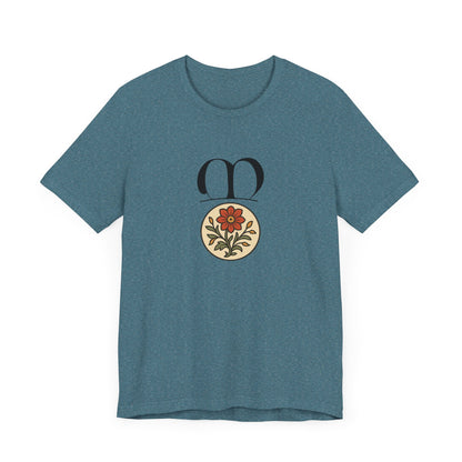 Medieval Flower, Past and Forward Original Art T-shirt