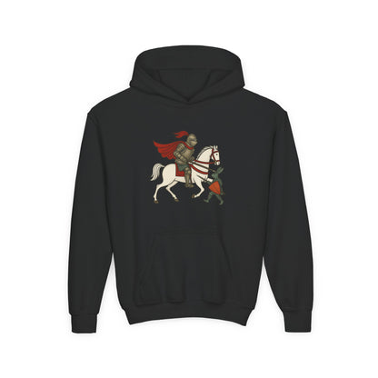 Knight & Hare - Medieval Humor - Kid's Hoodie