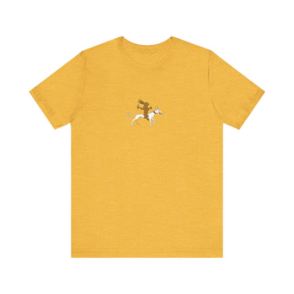The Hare Riding a Hound, Pontifical of Guillaume Durand, Avignon, before 1390 Tee