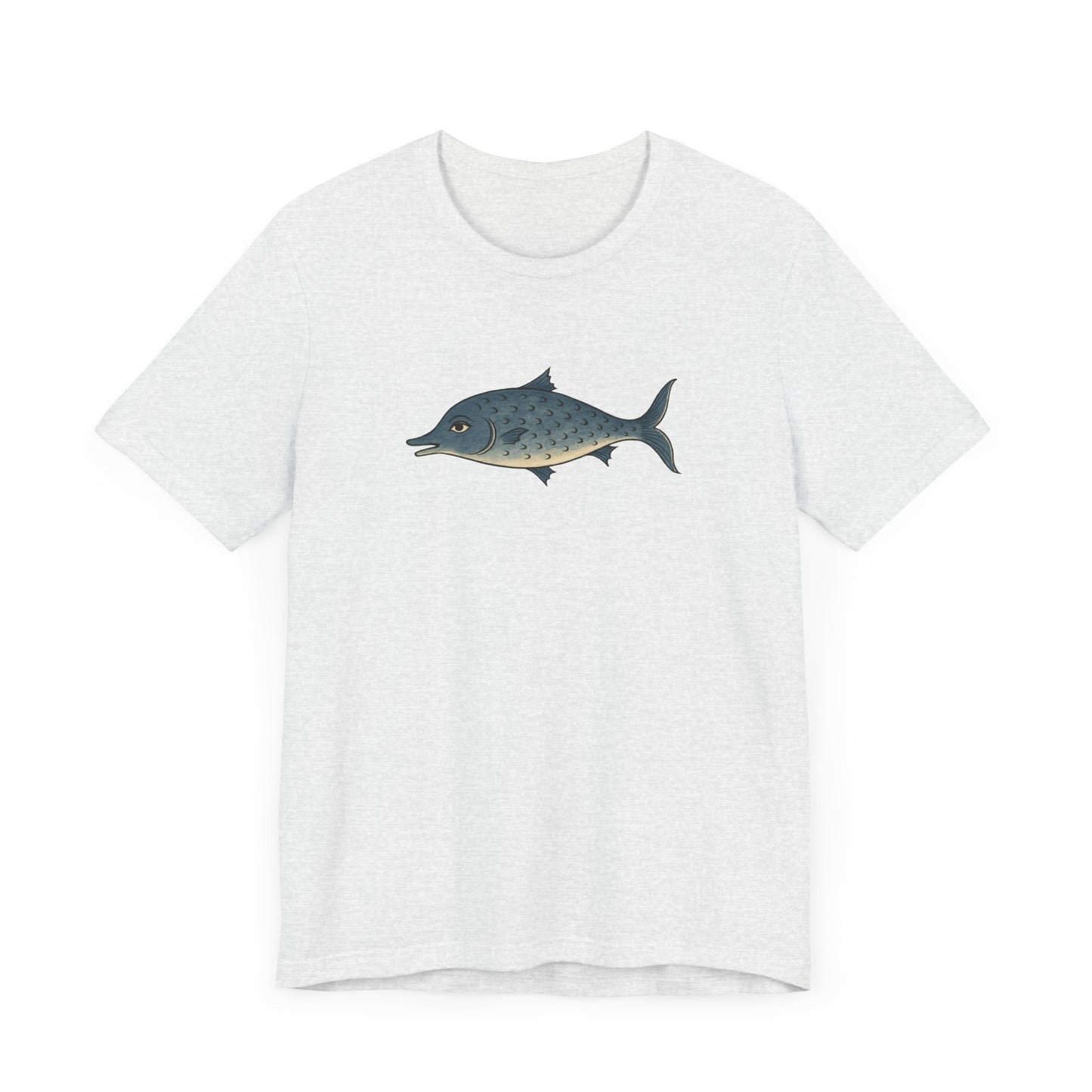 The Smiling Medieval Fish Art T-shirt
