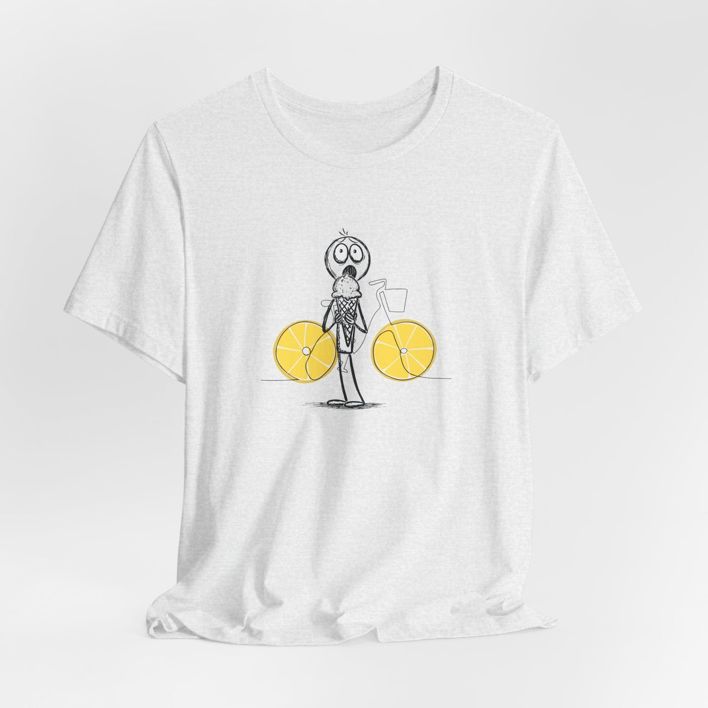 The Ice Cream Lover With Bike T-shirt