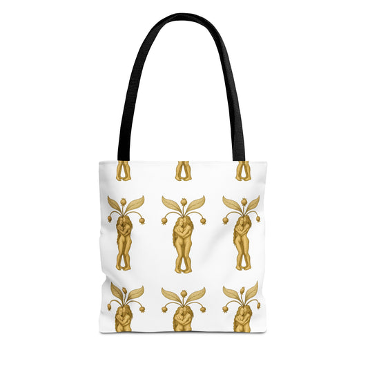 Mandrakes in Love, Mythical Root Romance Tote Bag