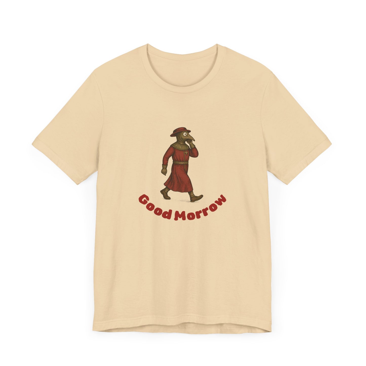 Hanseatic Art, Medieval Plague Doctor with Good Morrow Tee