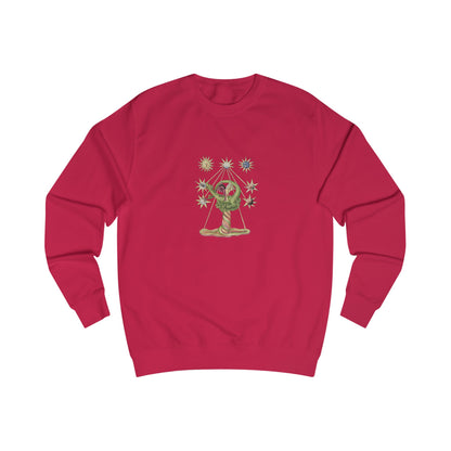 Alchemical Dragon and Two-Headed Bird, Holy Gold Alchemist Sweatshirt,