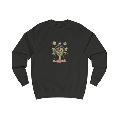 Alchemical Dragon and Two-Headed Bird, Holy Gold Alchemist Sweatshirt,