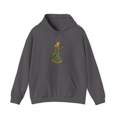 The Crowned Strutter – Medieval Couture on the Go - Cozy Unisex Hoodie