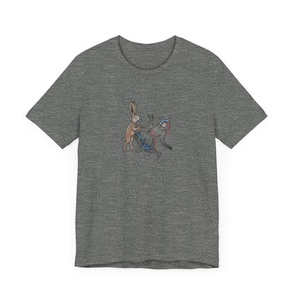 Killer Bunny, Remastered Marginalia Manuscript Art Tee