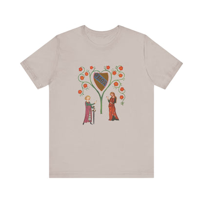 Marginalia Manuscript Romance Art Unisex T-Shirt