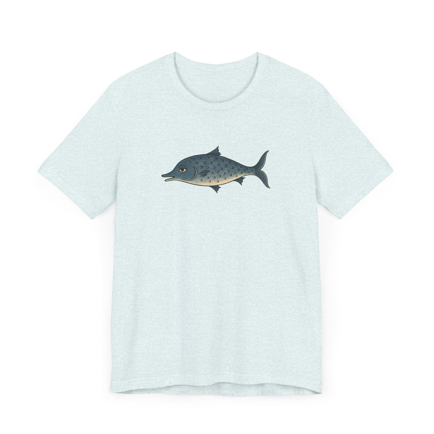 The Smiling Medieval Fish Art T-shirt