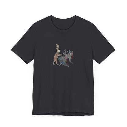 Killer Bunny, Remastered Marginalia Manuscript Art Tee
