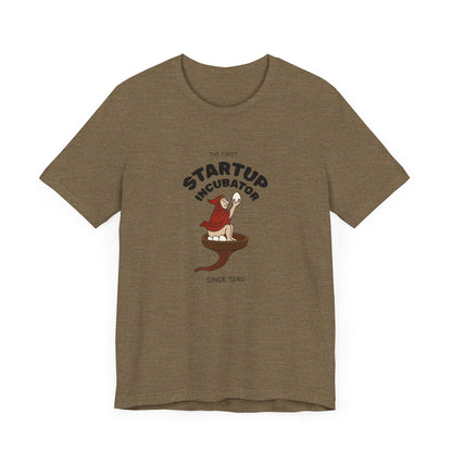The Eggman Monk, The First Startup Incubator, Medieval Marginalia T-shirt