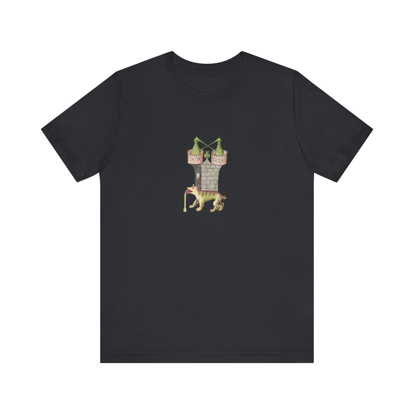 The Alchemical Tower & Vomiting Gold Dog Symbol Tee
