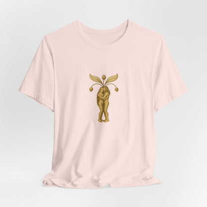 Big Mandrakes in Love, Mythical Root Romance Unisex Heavy Cotton Tee