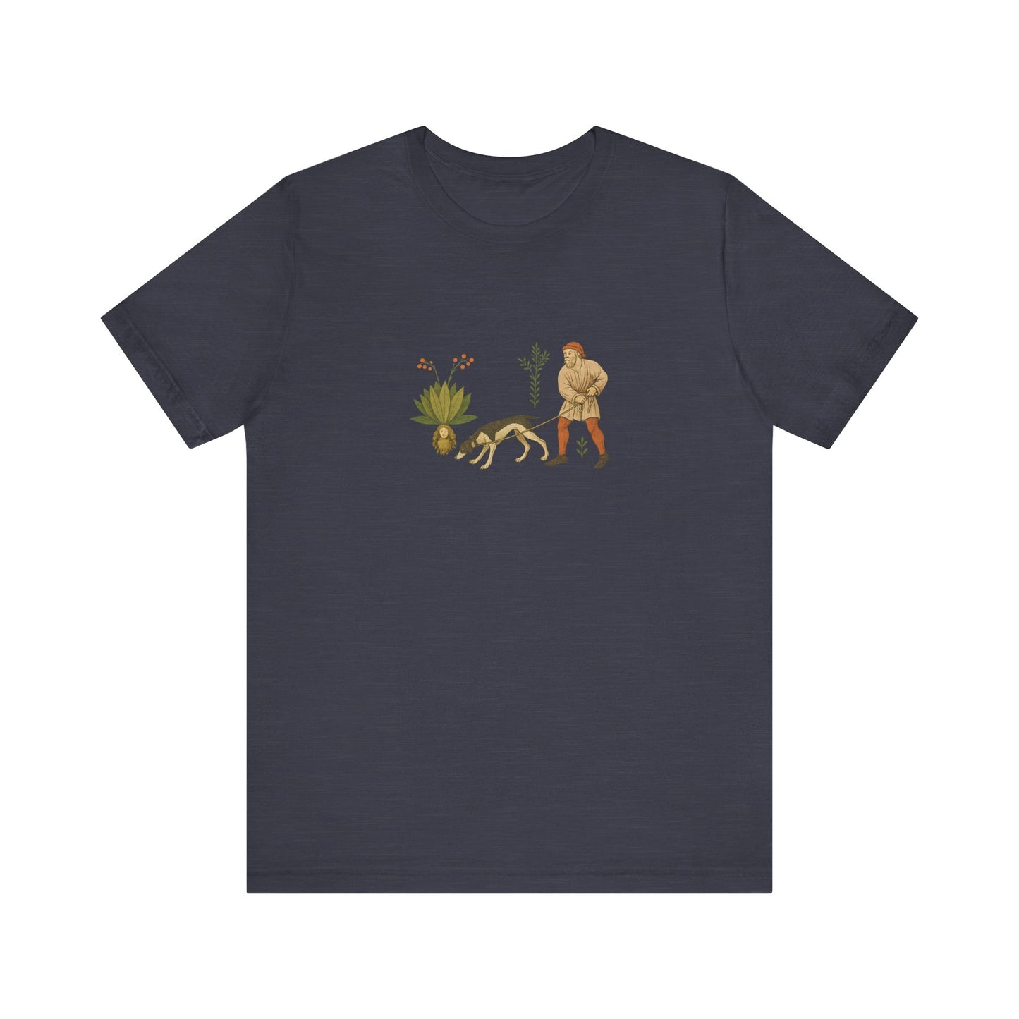 Good Medicine Dogge, Medieval Art Tacuinum Sanitatis Unisex Tee