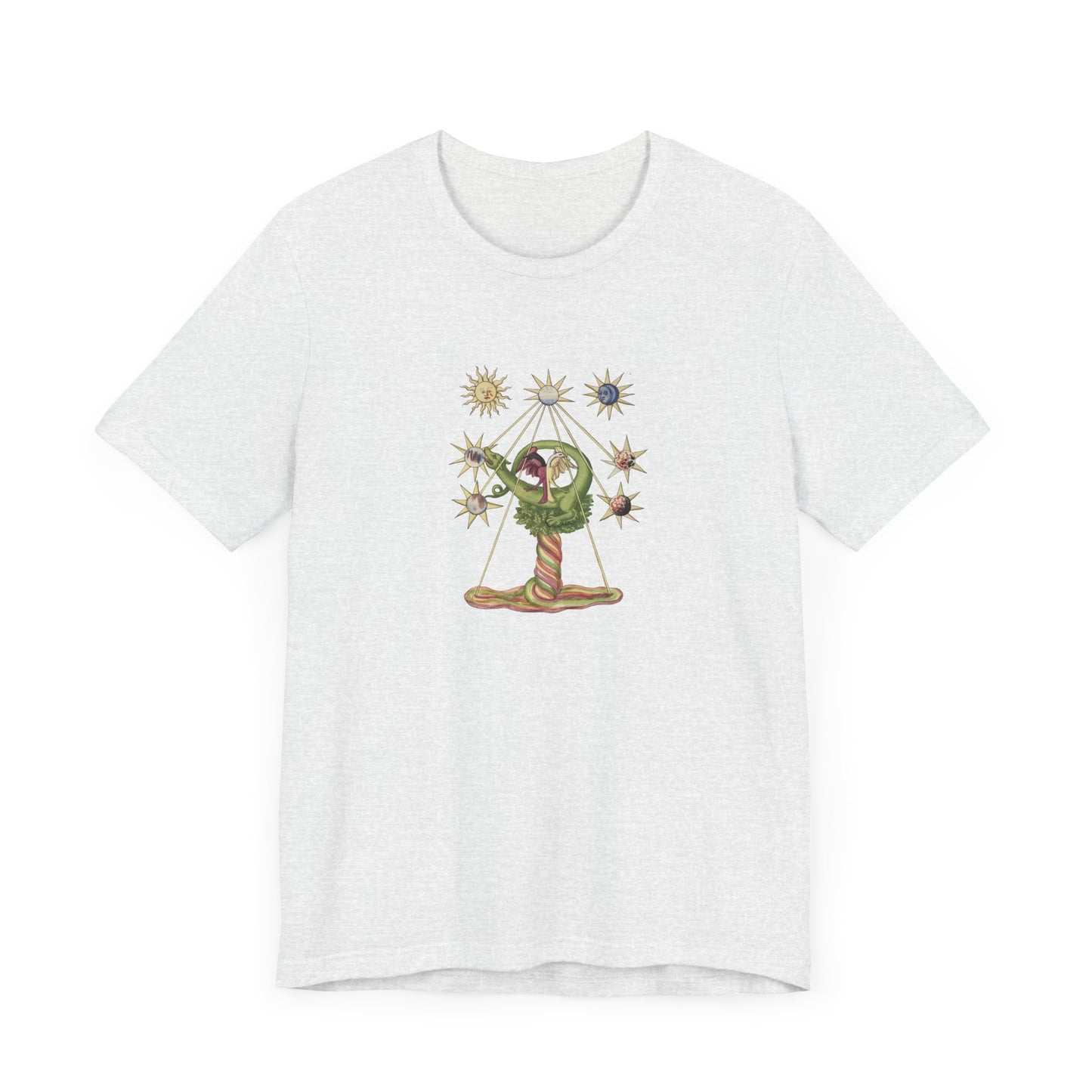 Alchemical Dragon and Two-Headed Bird T-Shirt
