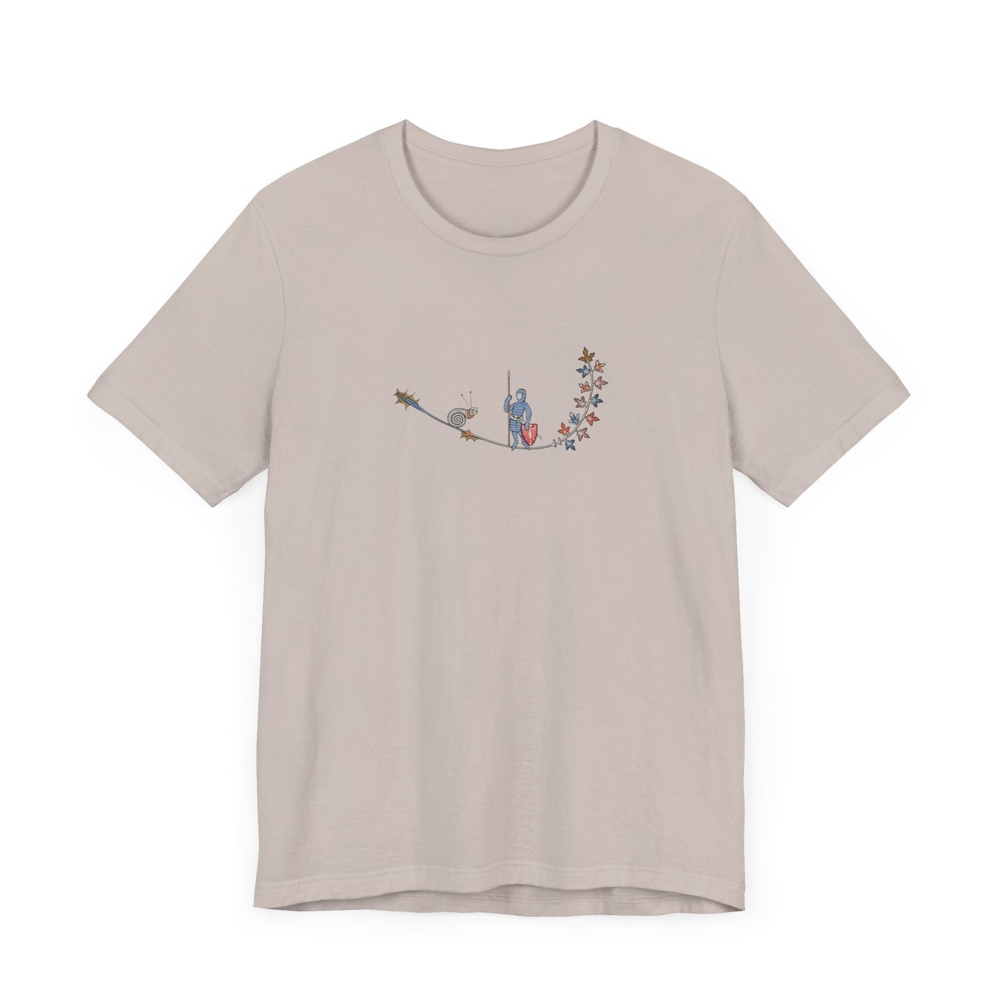 Medieval Snail vs Armed Knight, Marginal manuscript Tee