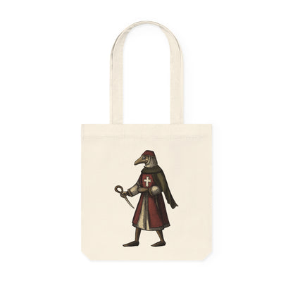 Hanseatic Art, Medieval Plague Doctor Woven Tote Bag