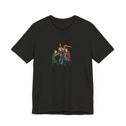 Reinmar von Brennenberg Tapestry, Codex Manesse, Medieval German Art Tee
