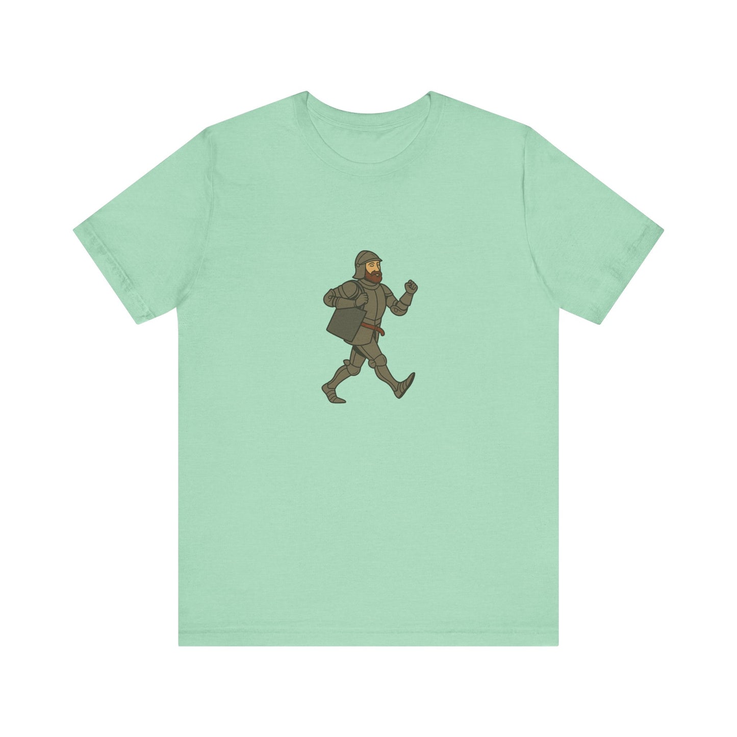 Knight on the Go - Medieval Humor - Urban Chivalry Unisex Heavy Cotton Women T-shirt