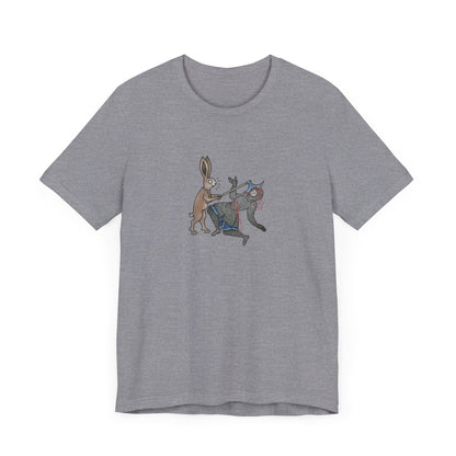 Killer Bunny, Remastered Marginalia Manuscript Art Tee