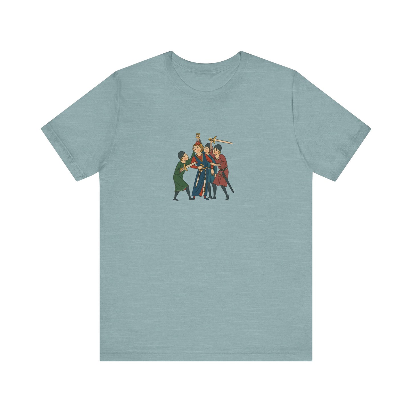 Reinmar von Brennenberg Tapestry, Codex Manesse, Medieval German Art Tee