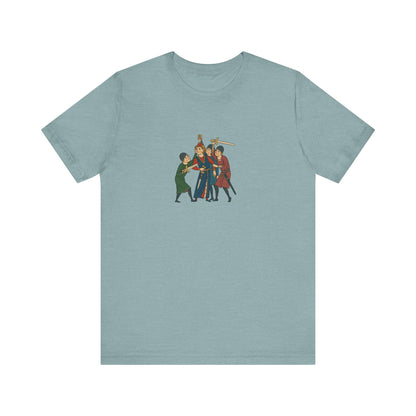 Reinmar von Brennenberg Tapestry, Codex Manesse, Medieval German Art Tee