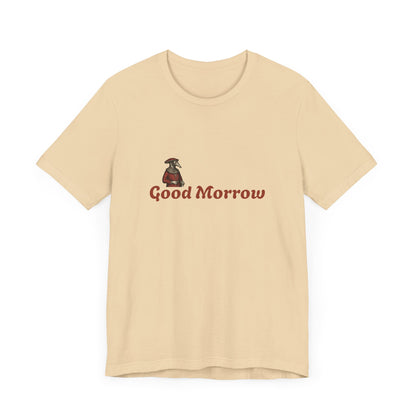 Hanseatic Art, Medieval Plague Doctor with Good Morrow Unisex Softstyle T-Shirt