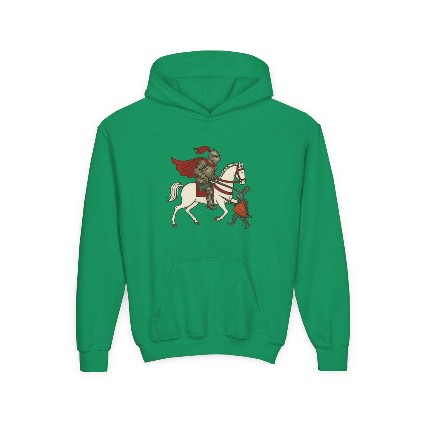 Knight & Hare - Medieval Humor - Kid's Hoodie