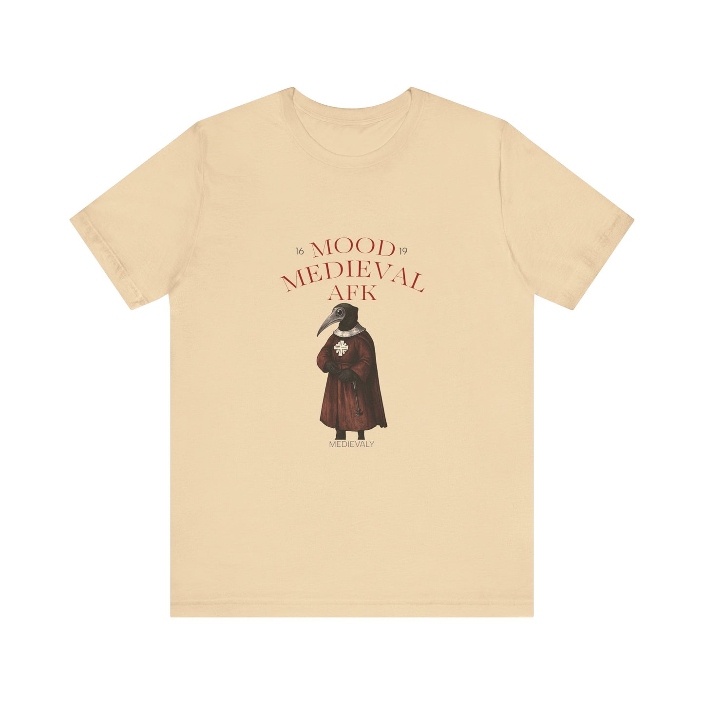 Hanseatic Art, Medieval Plague Doctor MOOD MEDIEVAL AFK Unisex Softstyle Tee