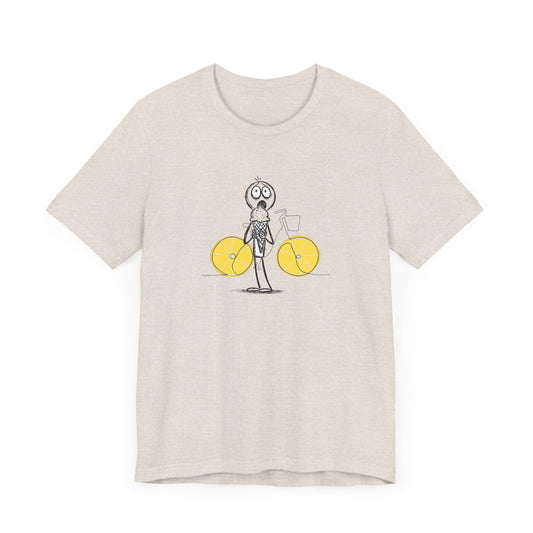 The Ice Cream Lover With Bike T-shirt