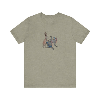 Killer Bunny, Remastered Marginalia Manuscript Art Tee