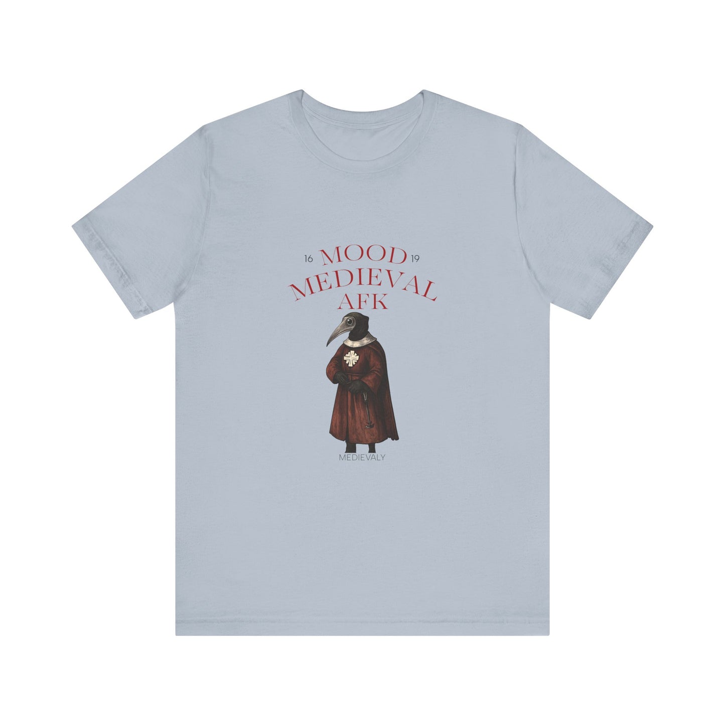 Hanseatic Art, Medieval Plague Doctor MOOD MEDIEVAL AFK Unisex Softstyle Tee