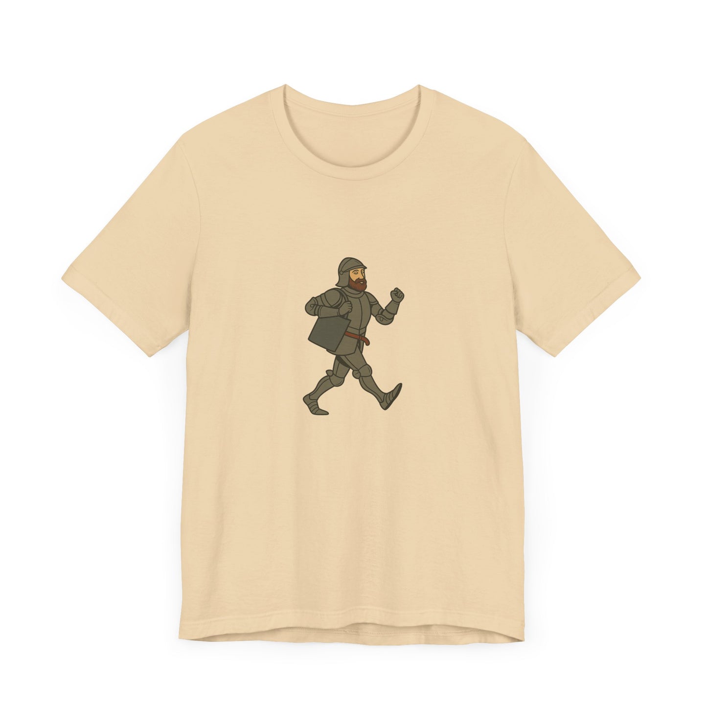 Knight on the Go - Medieval Humor - Urban Chivalry Unisex Heavy Cotton Women T-shirt