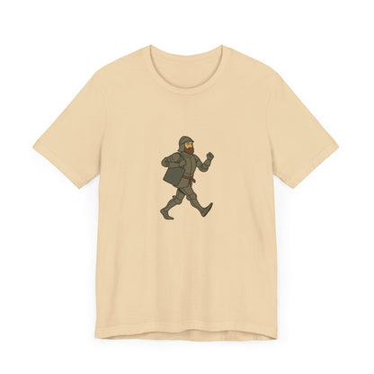 Knight on the Go - Medieval Humor - Urban Chivalry Unisex Heavy Cotton Women T-shirt