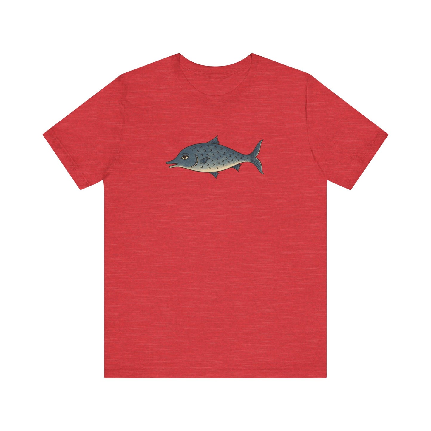 The Smiling Medieval Fish Art T-shirt